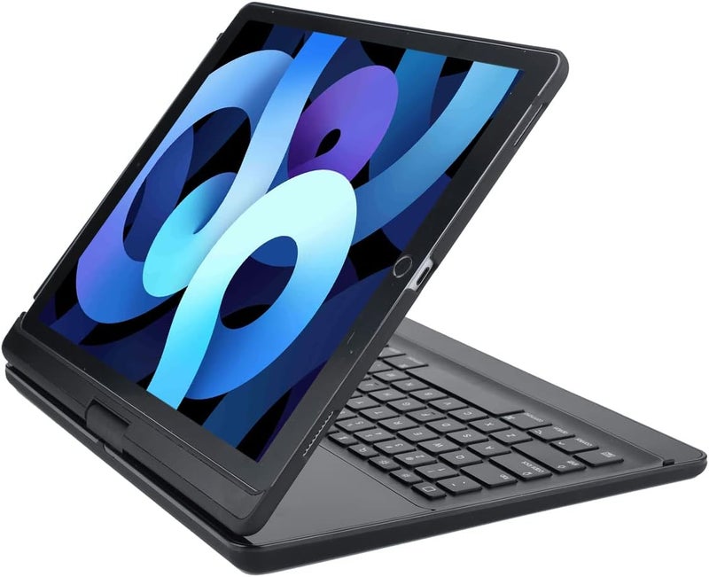 BLENRICH iPad pro 12.9 case with Keyboard 2017 2nd 2015 1st Generation, 360 Rotatable Wireless Folio 180 Swivel Stand Hard Cover Auto Sleep Wake up - Image 3